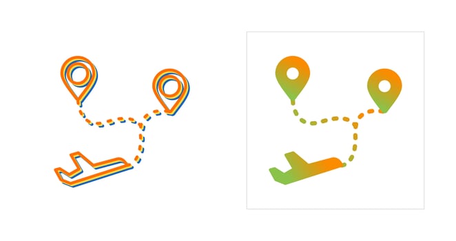 Route Vector Icon