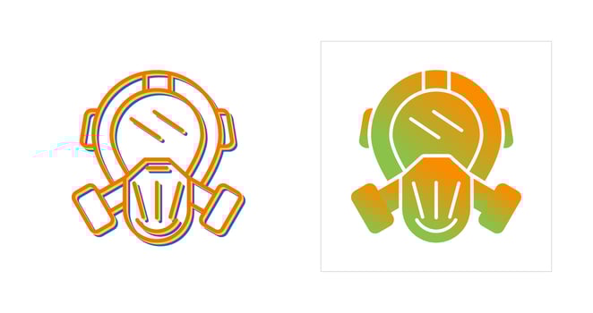 Gas Mask Vector Icon