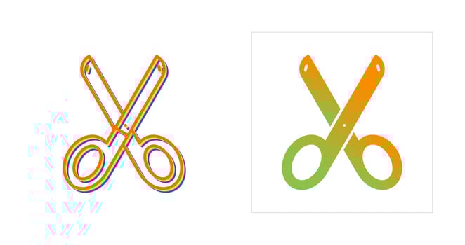 Scissor Vector Icon