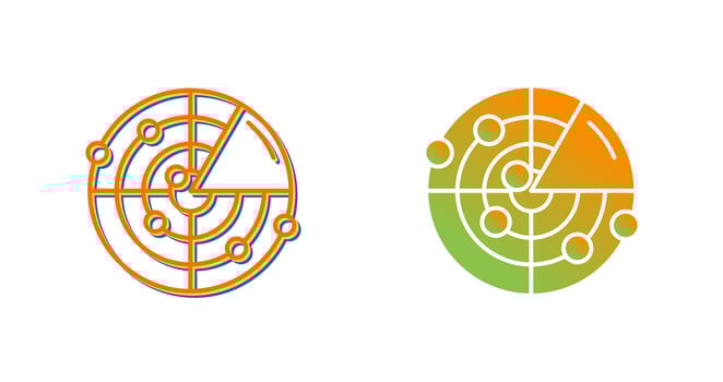 Radar Vector Icon