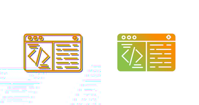Coding Vector Icon