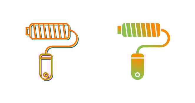 Painting Roller Vector Icon