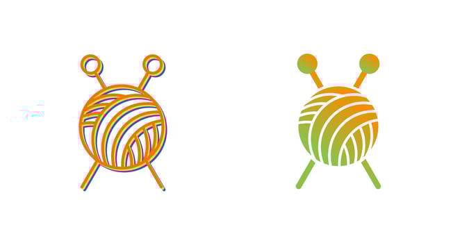 Knitting Vector Icon