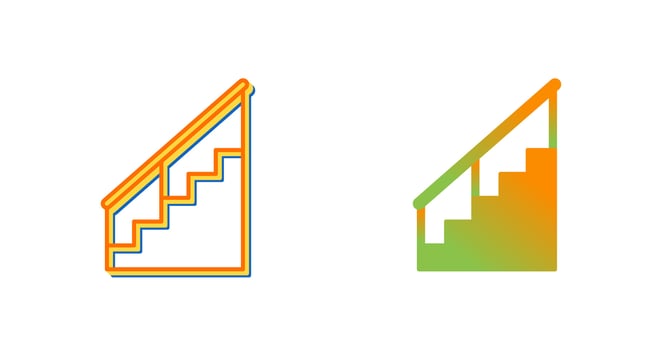 Stairs Vector Icon