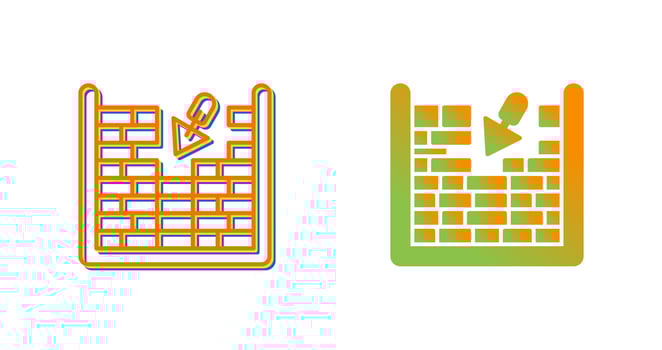 Masonry Vector Icon