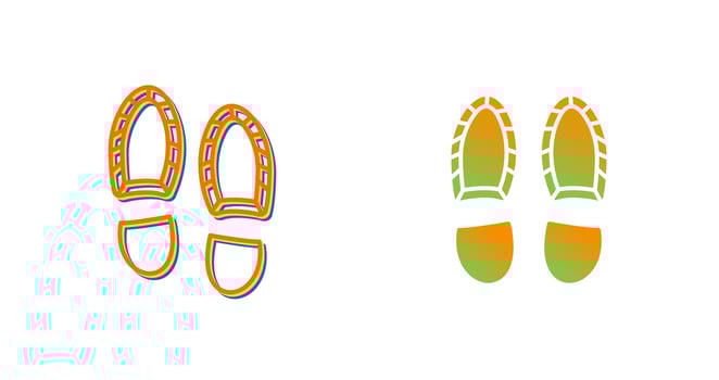 Footprint Vector Icon
