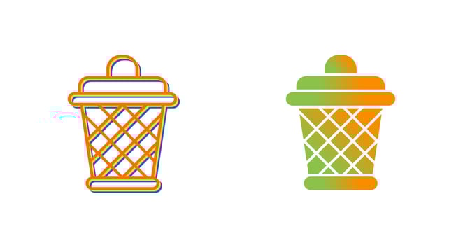 Dustbin Vector Icon