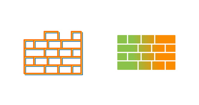Bricks Vector Icon