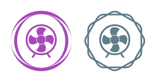 Electric Fan Vector Icon