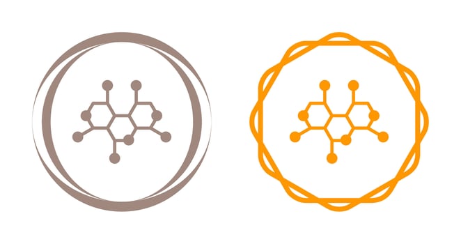 Molecule Structure Vector Icon