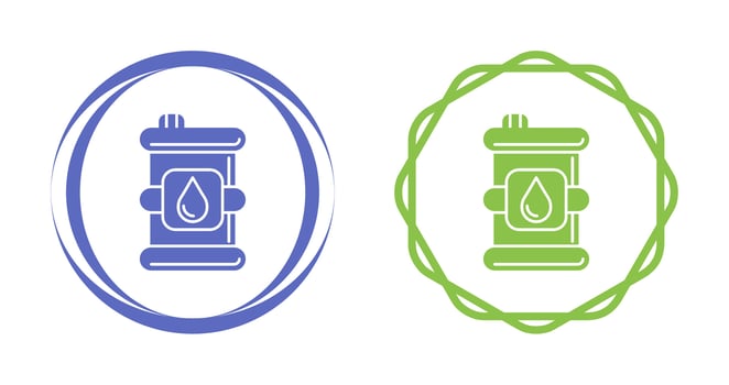 Oil Barrel Vector Icon