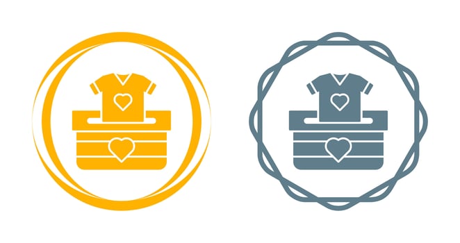 Cloth Donate Vector Icon