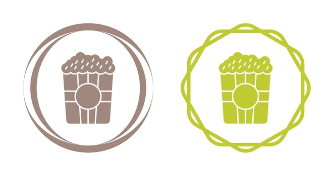 Popcorn Vector Icon
