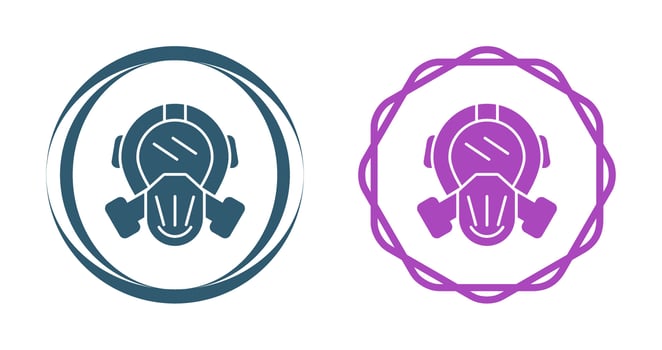 Gas Mask Vector Icon