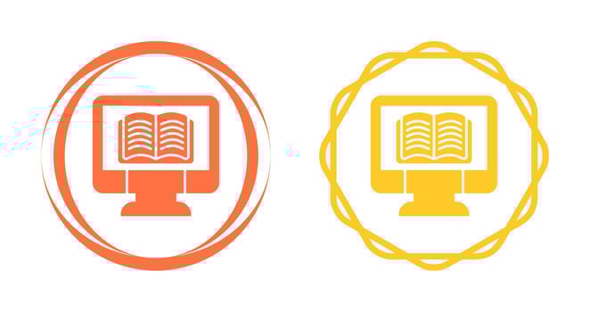 Online Learning Vector Icon