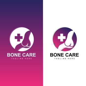 Bone Health Logo Simple Illustration Silhouette Template Vector Design