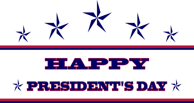 Happy President's Day logo icon symbol design transparent background png