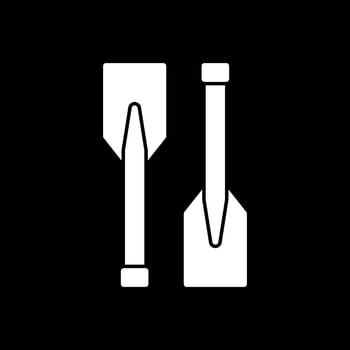 Oars Vector Icon Design