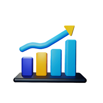 Graph ChartBar Stock AI Generative png