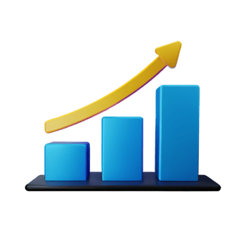 Graph ChartBar Stock AI Generative png