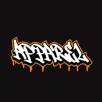graffiti vector tagging letter word text street art mural hand draw