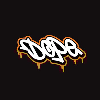 graffiti vector tagging letter word text street art mural hand draw