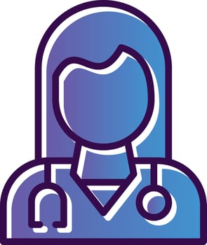 Nurse Vector Icon Design
