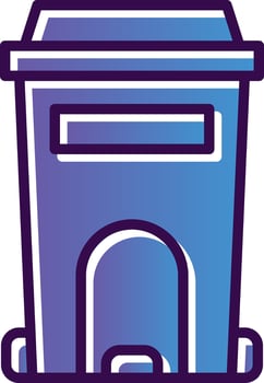 Bin Vector Icon Design