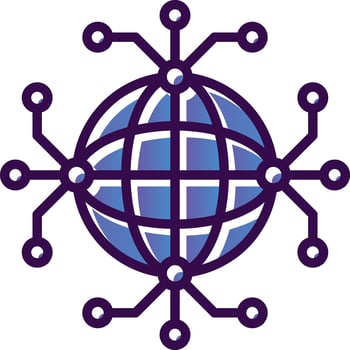 Global connection Vector Icon Design