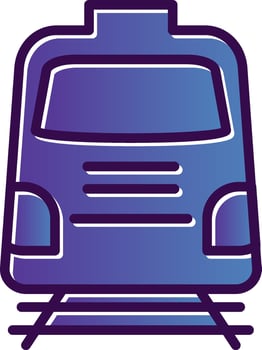 Train Vector Icon Design