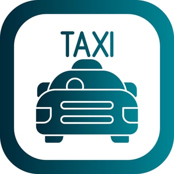 Taxi Vector Icon Design