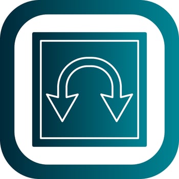 Double Curve Vector Icon Design