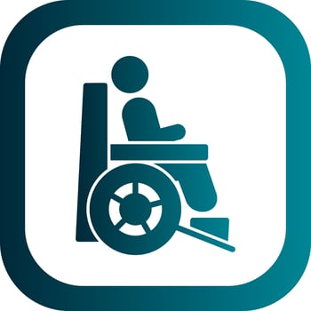 Disability Vector Icon Design