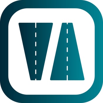 Road Vector Icon Design