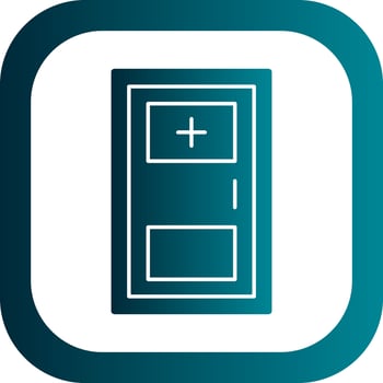 Door Vector Icon Design