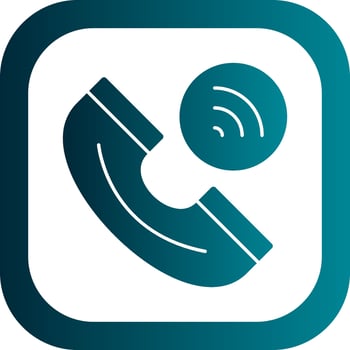 Phone Call Vector Icon Design