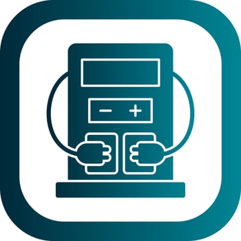 Charging station Vector Icon Design