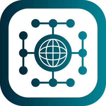 Global network Vector Icon Design