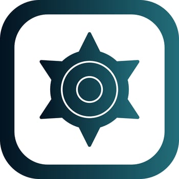 Shuriken Vector Icon Design