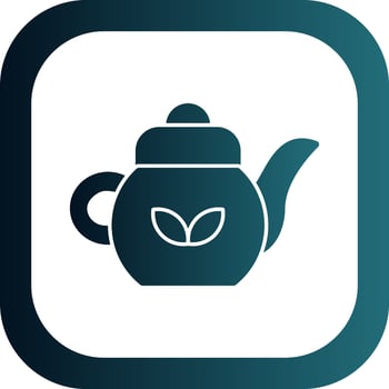 Teapot Vector Icon Design