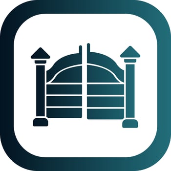 Gate Vector Icon Design
