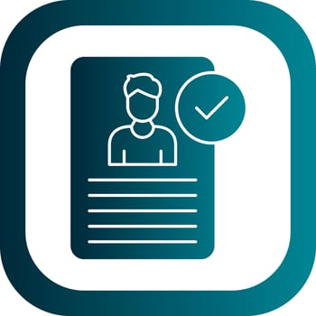 Verified account Vector Icon Design
