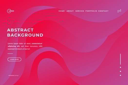 Red Gradient Abstract Background Colorful Waves. Perfect for adding vibrancy and energy to web design, presentations, and digital projects vector