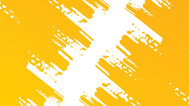 Abstract yellow grunge texture on white vector background
