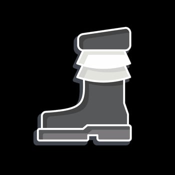 Icon Shoes. related to Indigenous People symbol. glossy style. simple design editable. simple illustration vector