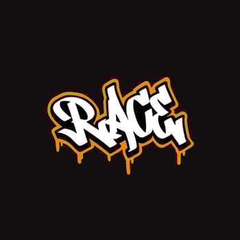 graffiti vector tagging letter word text street art mural hand draw