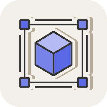 Blockchain Vector Icon Design