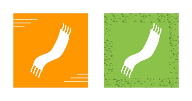 Warm Scarf Vector Icon