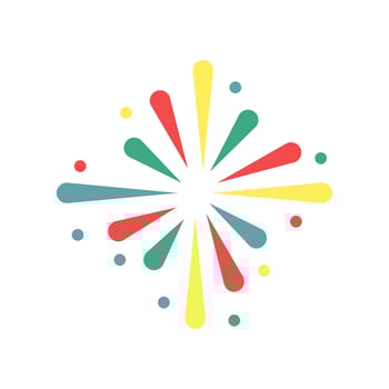 Fireworks New Year Vector Element , party and Festival