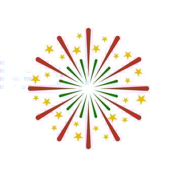 Fireworks New Year Vector Element , party and Festival